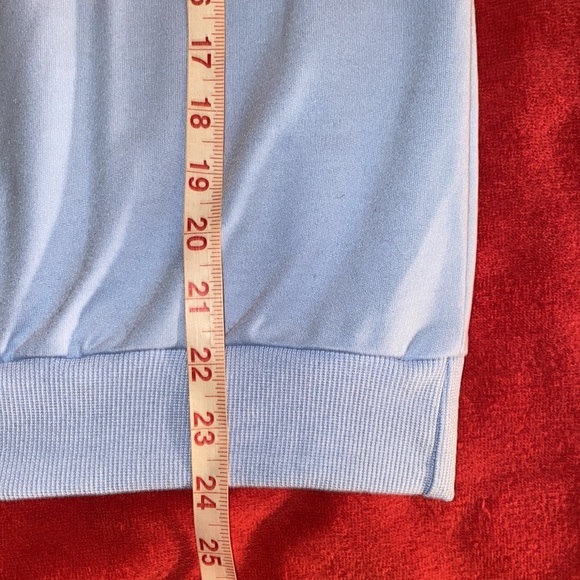 NWOT Women’s Powerpuff Girls/Bubbles Sky Blue RomWe Crewneck Sweatshirt - Picture 12 of 12